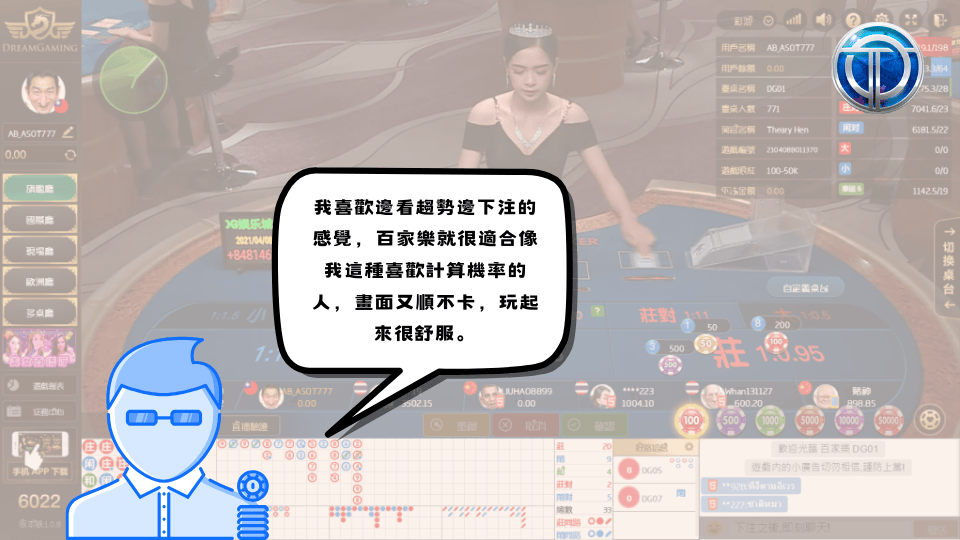 OT運寶娛樂城玩家分享真人百家樂的正面體驗